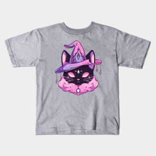 Witchy Black Cat Kids T-Shirt